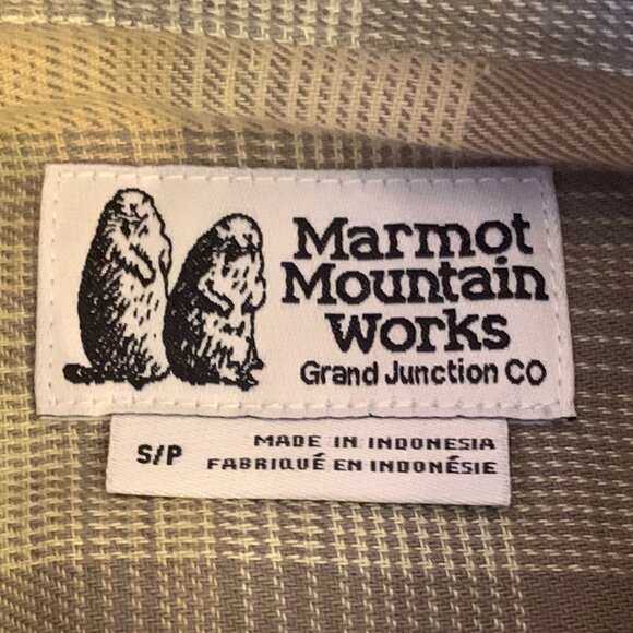 Marmot Women Fairfax Lightweight Boyfriend Flannel Shirt Wheat Small NWT - Picture 6 of 12